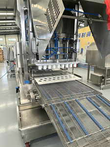 Línea de Producción de Nuggets de Pollo Estilo <span class=keywords><strong>KFC</strong></span>/McDonald's, Automática, con Formación, Empanado, Fritura, Congelación IQF y Empaquetado - Product Image 5