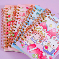 Newsmall carnet de notes Mini Logo spirale carnet de notes impression Schleathere carnet de notes emballage papier papier pour Kpu cuir matériel 555-42