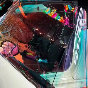 Hot bán Tắc Kè Hoa màu xe cửa sổ Tint phim 80% 85% 70% vlt photochromic màu đỏ màu Tint phim Tắc Kè Hoa xe cửa sổ phim - Product Image 3