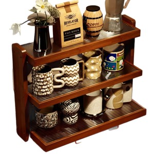 Cup storage rack for office workstations, coffee cup holders, desktop tea and <b>teacup</b> holders, multi-tiered water cup storage - Product Image 3