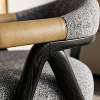 Chaise de loisirs personnalisable en teck doré, design moderne, écologique, pour salon, chambre, salle à manger, bureau à domicile