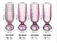 Verre Highball Rétro Texturé avec Base Sphérique, Verre à Cocktail Haut à Motif Gaufré et Base Lourde pour Bar à Domicile et Fêtes