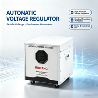 Stabilisateur de tension monophasé CA 220V robuste avec affichage numérique, protection contre les surcharges et les surtensions, pour usage domestique