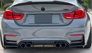 Diffuseur de pare-chocs arrière en fibre de carbone style V, séparateurs latéraux 51128056587 pour <span class=keywords><strong>BMW</strong></span> F80 M3 F82 F83 M4 Competition CS GTS 2014-2020 - Product Image 3