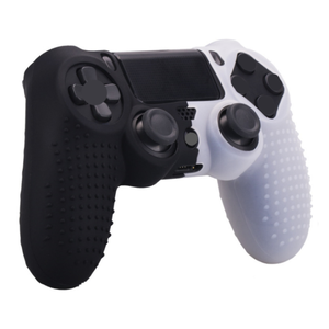 Double Color Soft Shell Cover for <strong>PS4</strong> Slim Pro <strong>Controller</strong> Silicone Case Grip <strong>Skin</strong> for Play Station 4 Pro Gamepad Case - Product Image 3