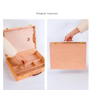 CPatrick Fournisseur d'articles d'art en gros Boîte à outils de dessin portable en bois pour artiste avec <span class=keywords><strong>palette</strong></span> - Product Image 6