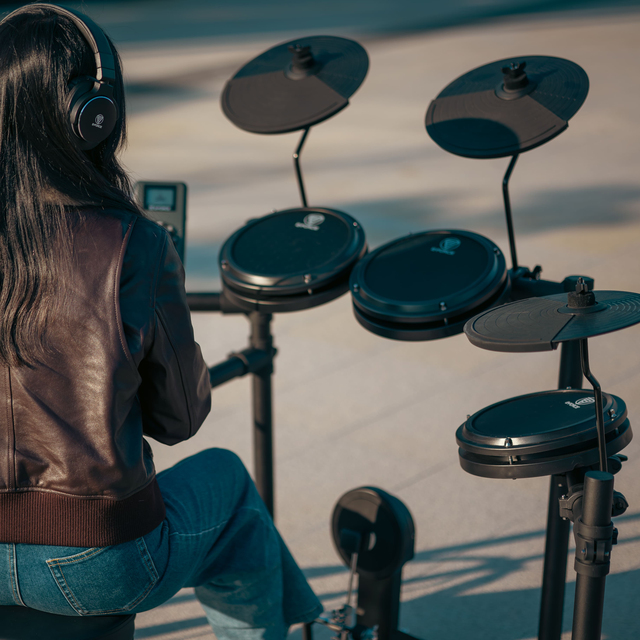 Portable Electronic Drum Musical Professional Drums Set Cost-effective Electric Drum Kits for Kids Beginners