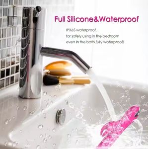 Yeni sıcak satış gerçekçi dil yalama gül vibratörler seks oyuncakları G Spot klitoris stimülatörü meme masaj ile yetişkin kadınlar için - Product Image 6