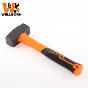 مطرقة حجرية صناعية ثقيلة الوزن بنمط ألماني مع رأس أسود للتقسيم/السحق، وزن 1075 جرام، ضمان 3 سنوات - Product Image 2