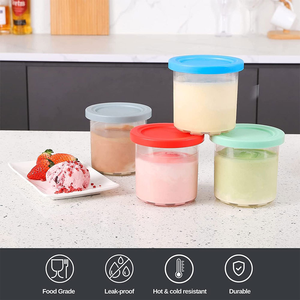 Conteneurs de stockage alimentaire hermétiques anti-fuite en gros DS2105, boîtes Creami Pint avec couvercles en silicone - Product Image 6