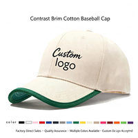 Topi Baseball 100% Katun dengan Logo Custom OEM, Laris Manis, Berkualitas Tinggi, Trendi, Bernapas, Tahan Air, dan Dapat Disesuaikan