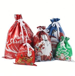 2026 New Design <b>Christmas</b> <b>Gift</b> Drawstring Pouches Bulk Xmas Candy Packaging Sacks Holiday Party Favors Small <b>Bags</b> Set - Product Image 1