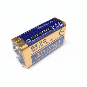 Batterie Tianqiu 9V 6F22X 49x26x17mm haute performance pour multimètre et testeur - Product Image 4
