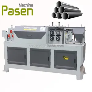 Iron bar deformed bar Straightening machine steel metal pipe straightener price pipe metal scaffold polishing derusting machine