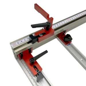 Travail du bois T Track Limiter Mitre Clôture Connecteur En Alliage D'aluminium Mitre Track Stop Block Saw Table Sliding Bracket Chute Limiter - Product Image 2
