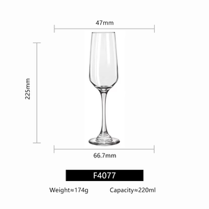 Libbey Factory Estilo clásico 177ml 6oz Copa de champán Flautas de vidrio Premium <span class=keywords><strong>para</strong></span> fiestas <span class=keywords><strong>Copas</strong></span> de <span class=keywords><strong>vino</strong></span> <span class=keywords><strong>espumoso</strong></span> al por mayor - Product Image 4