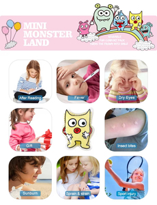 Anpassbare Wiederverwendbare Cartoon-Muster Kalt- und Heißtherapie-Tasche für Kinder mit Gelperlen Eisbeutel HANERSHI Schmerzlinderung - Product Image 6