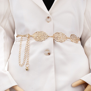 โซ่คล้องตัวแฟชั่น โลหะผสมสังกะสี จี้รูปพระอาทิตย์ สายคาดเอวสำหรับผู้หญิง เครื่องประดับสำหรับงานปาร์ตี้ - Product Image 4