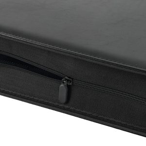 Premium PU Leather <b>Card</b> <b>Holder</b> With Zipper Closure Black 9 Pockets For <b>Pokemoned</b> <b>Cards</b> Storage Display Case - Product Image 5