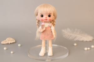 Di alta qualità fecce 1/8 BJD & <span class=keywords><strong>Kurhn</strong></span> bambola parrucca in fibra morbida Doppia coda per 14-15 centimetri di diametro bambola - Product Image 4