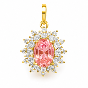 Joyería UM, Colgante de Compromiso de Plata 925 con Circonita Cultivada, Adecuado para Uso Diario como Regalo de Aniversario de Bodas - Product Image 2