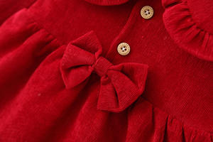 Nouvelle robe décontractée pour bébé fille de 1 an, design mignon pour l'automne, à prix avantageux - Product Image 6