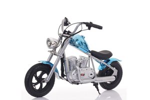 Trottinette <span class=keywords><strong>électrique</strong></span> pour enfants : moteur 150W, batterie 24V 4.5Ah, pneus gonflables de <span class=keywords><strong>12</strong></span> <span class=keywords><strong>pouces</strong></span>, design de voiture, effets sonores réalistes - Product Image 6