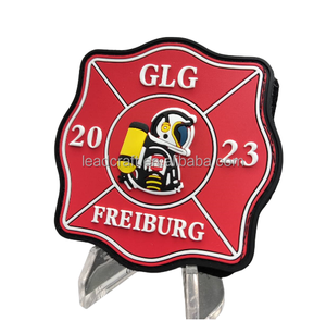 고무 의류 가방 사용자 정의 로고 소프트 3D PVC 패치 없음 최소 3D PVC 모자 패치 - Product Image 1