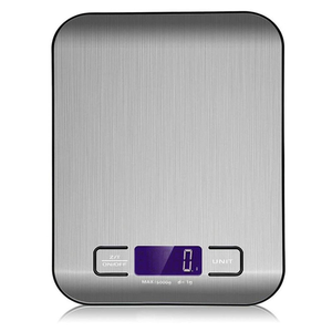 Balance de cuisine numérique professionnelle pour la maison, balance alimentaire électronique en acier inoxydable, outils de mesure de poids, g/<span class=keywords><strong>kg</strong></span>/lb/oz/ml - Product Image 1