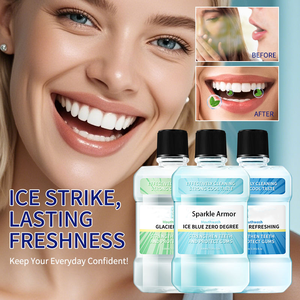 Etiqueta privada <span class=keywords><strong>Enjuague</strong></span> <span class=keywords><strong>bucal</strong></span> líquido con sabor a menta sin alcohol para blanquear los dientes Cuidado <span class=keywords><strong>bucal</strong></span> fresco en una botella - Product Image 5