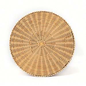 ตะกร้าผ้าพับได้แบบเป็นมิตรกับสิ่งแวดล้อม ทำจากหวาย PE พร้อมฝาปิดและชุดอุปกรณ์เสริม จำนวน 10 ชิ้น - Product Image 5