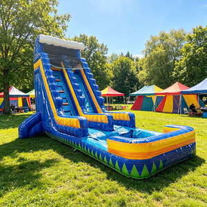Grand toboggan gonflable pour enfants adultes grand toboggan gonflable bon marché toboggan gonflable pour les locations de fêtes - Product Image 1