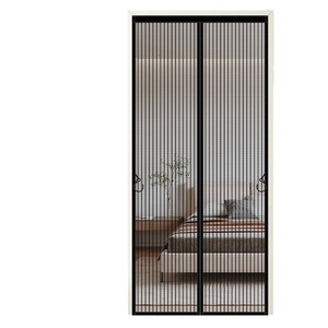 ม่านกันยุงแม่เหล็กสไตล์นอร์ดิกสีดำสำหรับ<span class=keywords><strong>ห้อง</strong></span>นอนและ<span class=keywords><strong>ห้อง</strong></span>นั่งเล่น ไม่ต้องเจาะ ตัดเย็บตามขนาด - Product Image 5