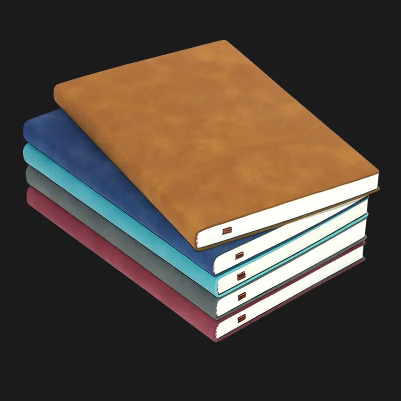 Caderno de couro pu impressão personalizada b5, recém-chegado 2021, notebook com logotipo, bloco de notas escolares
