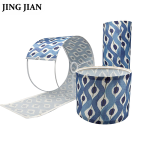 Cao cấp xếp li vải sàn đèn bao gồm khung chống ẩm kim loại Chụp đèn khung - Product Image 5