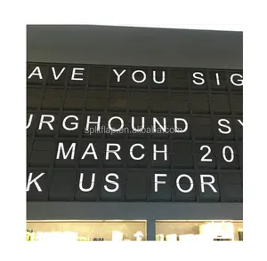 split flap electronic flip message board flip flip letter display