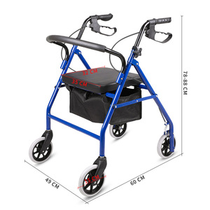Carrello per la Spesa da Supermercato e Casa, Vendita Diretta dalla Fabbrica, Carrello Utilitario a Singolo Ripiano, Ausilio per la Deambulazione per Anziani - Product Image 6