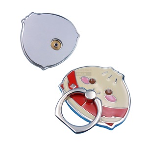 Metal Ring Holder Zinc Alloy Bright Nickel Star Shape Desk Phone <b>Stand</b> Customizable Logo Pattern - Product Image 5