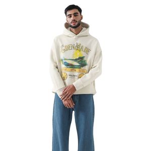 Sweat à capuche <span class=keywords><strong>Eden</strong></span> Glade à imprimé graphique pour homme, en molleton de coton, streetwear tendance, unisexe, décontracté, chaud, pour l'hiver - Product Image 1