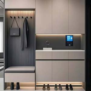 Armoire de rangement décorative en bois massif de haute qualité, simple et moderne, personnalisée pour une utilisation hôtelière - Product Image 1