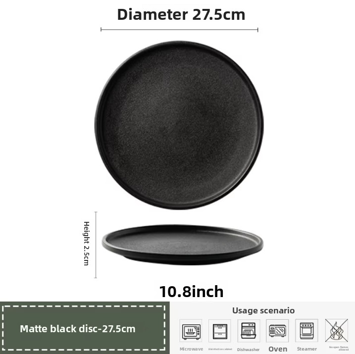 Matte black disc-27.5cm