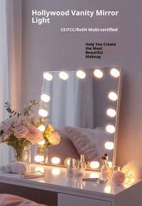 12 ampoules LED modernes pour miroir <span class=keywords><strong>de</strong></span> maquillage avec contrôle tactile USB, intensité réglable, indice <span class=keywords><strong>de</strong></span> protection IP33, lampe murale pour <span class=keywords><strong>salle</strong></span> <span class=keywords><strong>de</strong></span> <span class=keywords><strong>bain</strong></span> et coiffeuse - Product Image 4