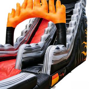 Tobogán Acuático Inflable con Temática de <span class=keywords><strong>Fuego</strong></span> <span class=keywords><strong>y</strong></span> Bruma, Piscina de Chapoteo para Niños, Equipo de Juego de Aventura Llamaante, PVC de Grado Comercial para Exteriores - Product Image 4