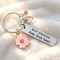 Ensemble de porte-clés amusant pour couple, avec pendentif en forme de barre gravée or rose et noir et breloque cœur d'amour, idéal comme cadeau pour petit ami