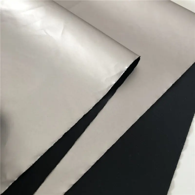 Tessuto per tende oscuranti per tende oscuranti oxford con rivestimento nero rivestito in argento