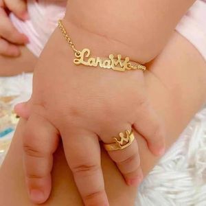Braccialetti Personalizzati in Acciaio Inossidabile con Nome per Bambini, <span class=keywords><strong>Gioielli</strong></span> Trendy in Oro, Argento e Rosa per Bambine e Bambini, Regali di Compleanno - Product Image 6