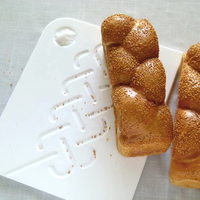 Assiette à pain en acrylique pour Shabbat, cadeau de pendaison de crémaillère, plateau en Lucite, chalah avec planche à Shabbos pour enfants