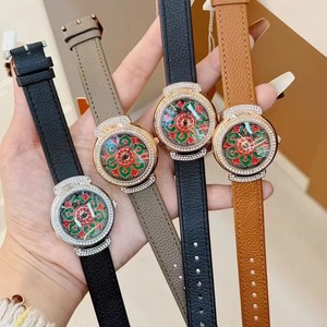<span class=keywords><strong>Montre</strong></span> pour femme DINIMI de haute qualité, nouveau design, boutique spécialisée, tendance de la mode, <span class=keywords><strong>montre</strong></span> à quartz, motif de <span class=keywords><strong>lotus</strong></span>, cadran rotatif, roue de la chance - Product Image 5