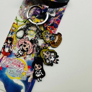 Llavero de Metal con Diseño de Anime, 18 Diseños Diferentes, <span class=keywords><strong>Tsukino</strong></span> <span class=keywords><strong>Usagi</strong></span>, Chibiusa, Accesorios de Anime, Venta al Por Mayor - Product Image 1