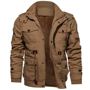 Wholesale Men Coats Outdoor Warm Thicken Windbreaker Winter Jacket Men For 2024 Jacket Men